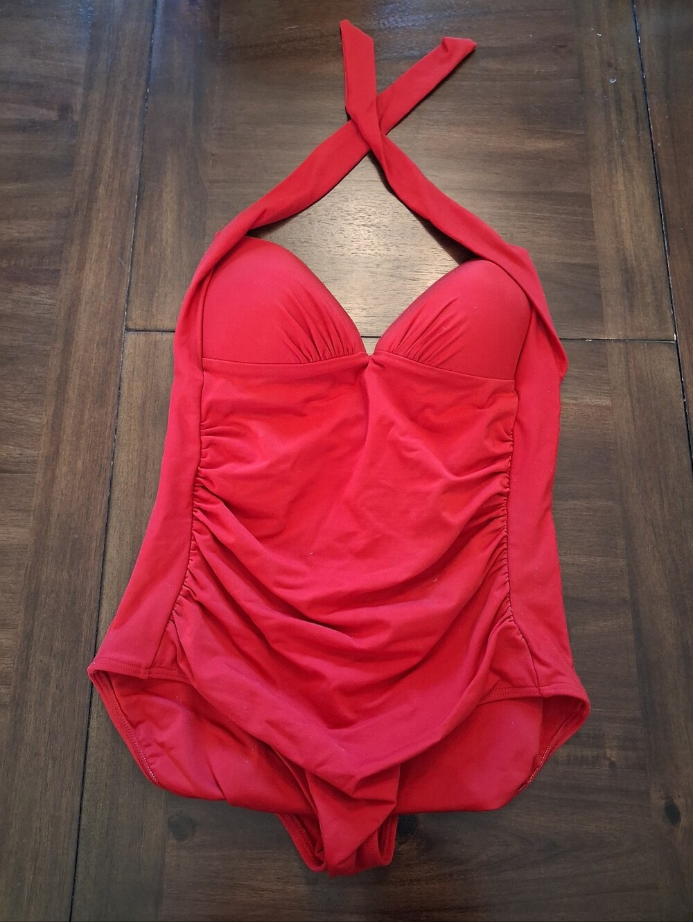 Jets AUSTRALIA Red Halter One-Piece Swimsuit